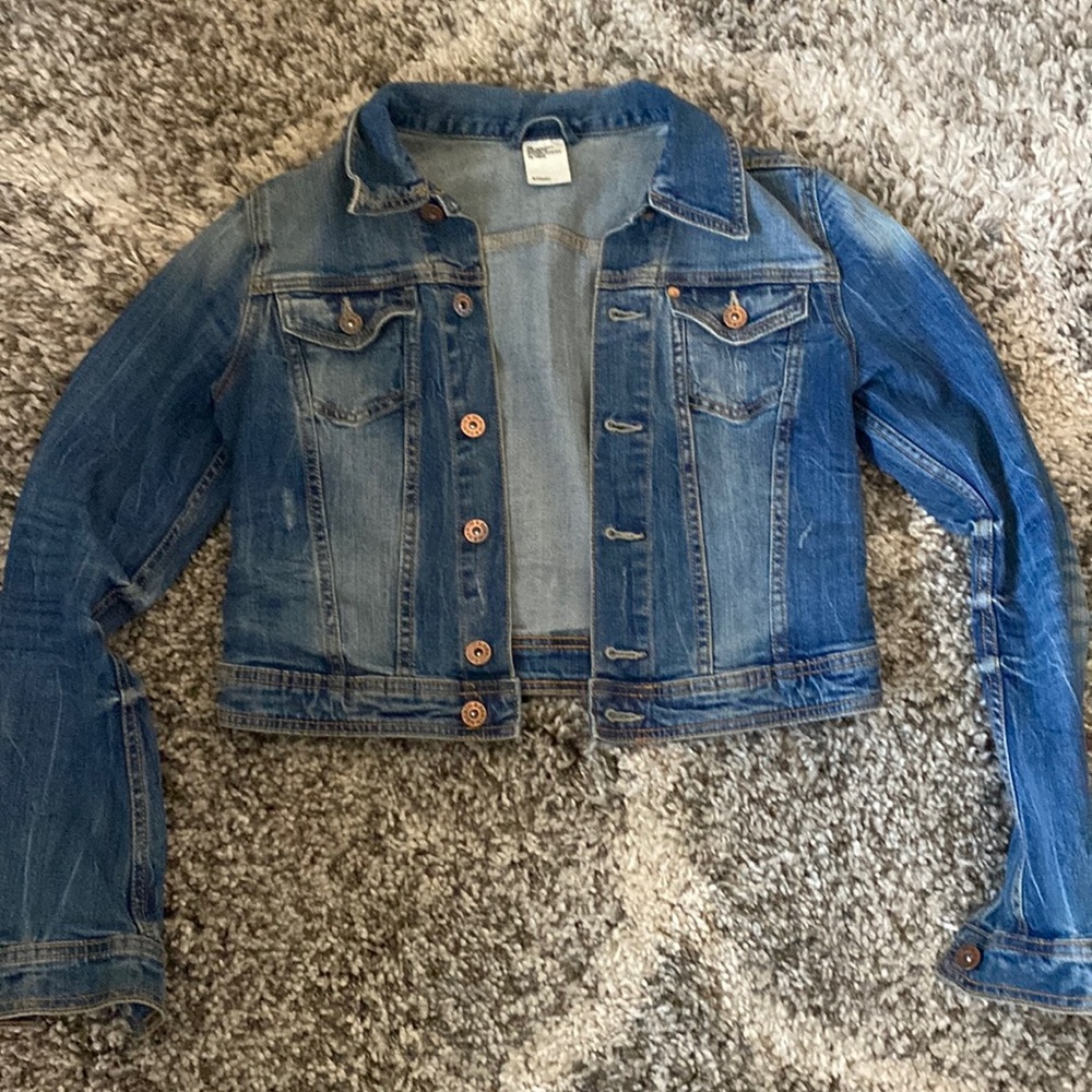 H&M cropped Jean jacket